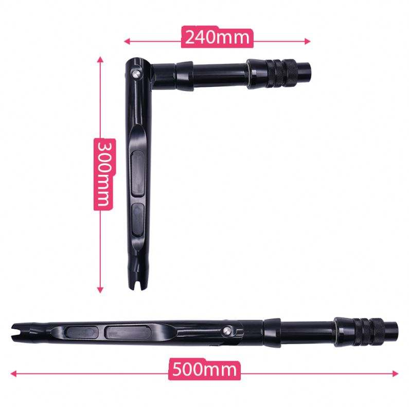 Topline Tackle Big Game Fishing Trolling Rod Butt - Adjustable 50cm Boat Rod Butt