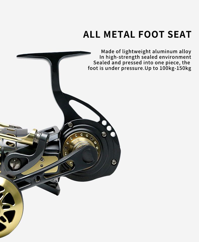 Topline 4.7:1 12+1BB Max Drag 30Kg Deep Sea Spinning Reel