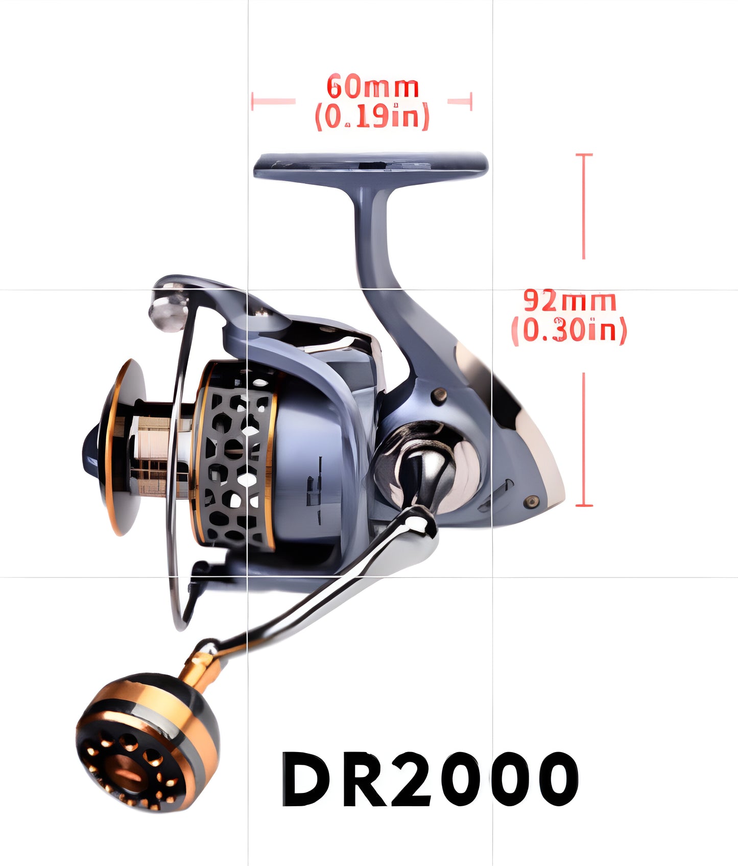 Topline 2000–7000 Size Saltwater Spinning Reel 5.1:1/5.2:1