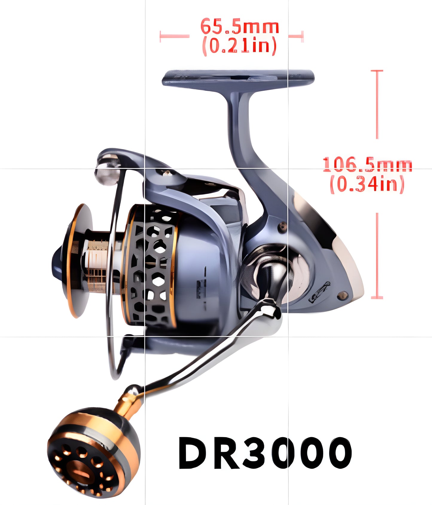 Topline 2000–7000 Size Saltwater Spinning Reel 5.1:1/5.2:1