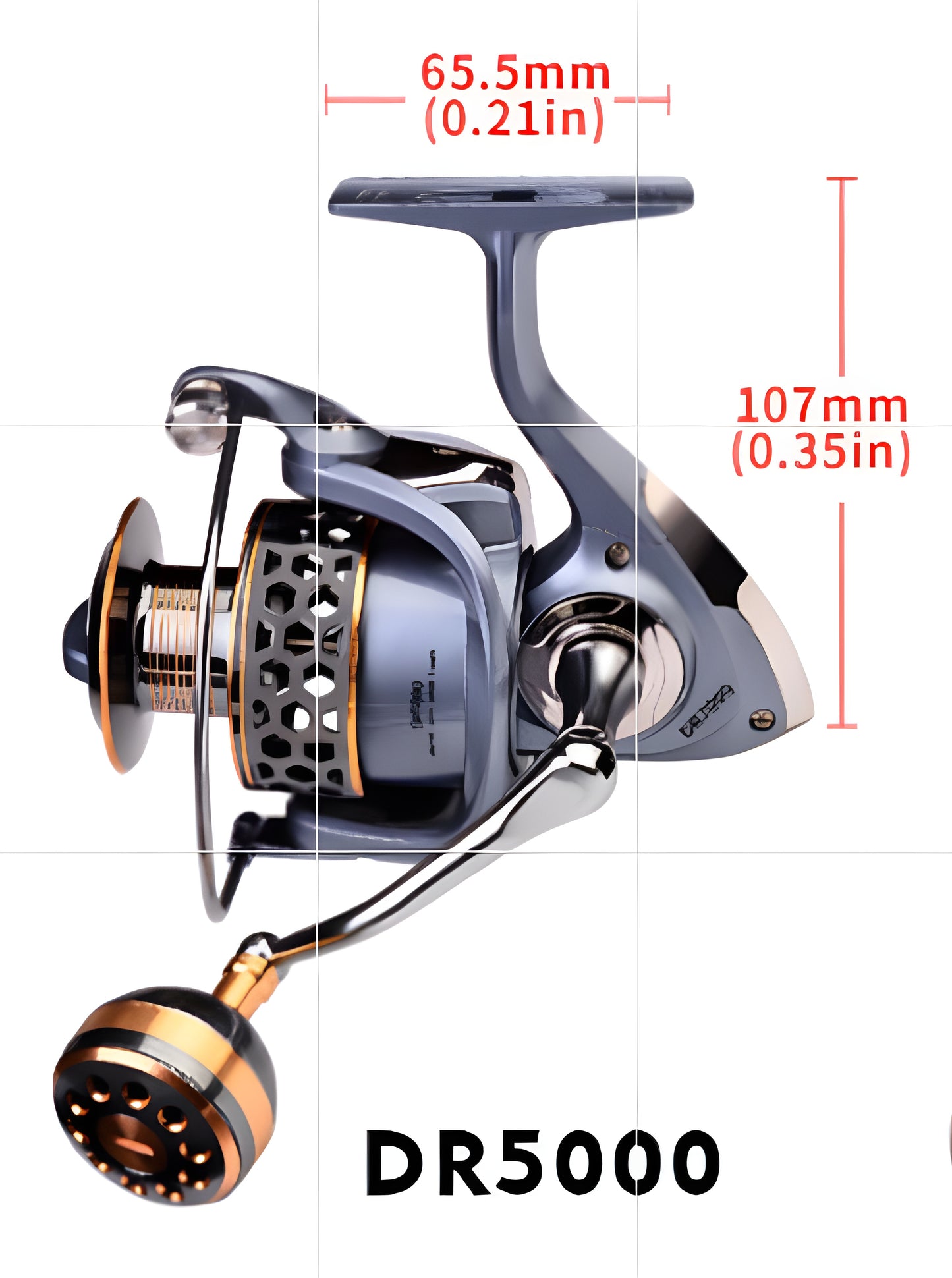 Topline 2000–7000 Size Saltwater Spinning Reel 5.1:1/5.2:1