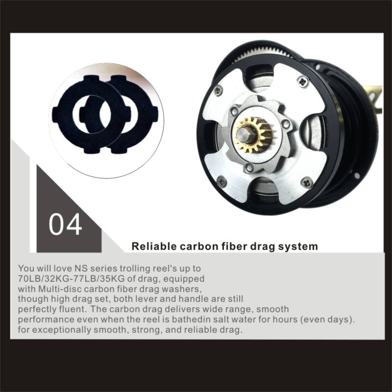 Topline JM Jigging Reel – 13+2 Bearings, 6.3:1 Gear Ratio, Left/Right Handle | Saltwater Heavy-Duty