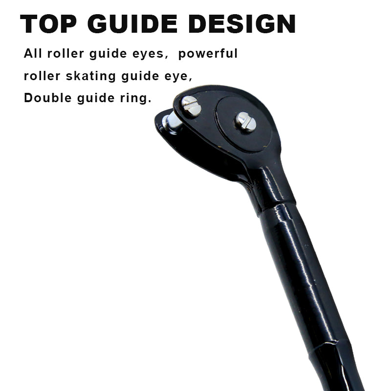 Topline 6'Trolling Fishing Rod 5+1 Roller Guide 80-130lbs