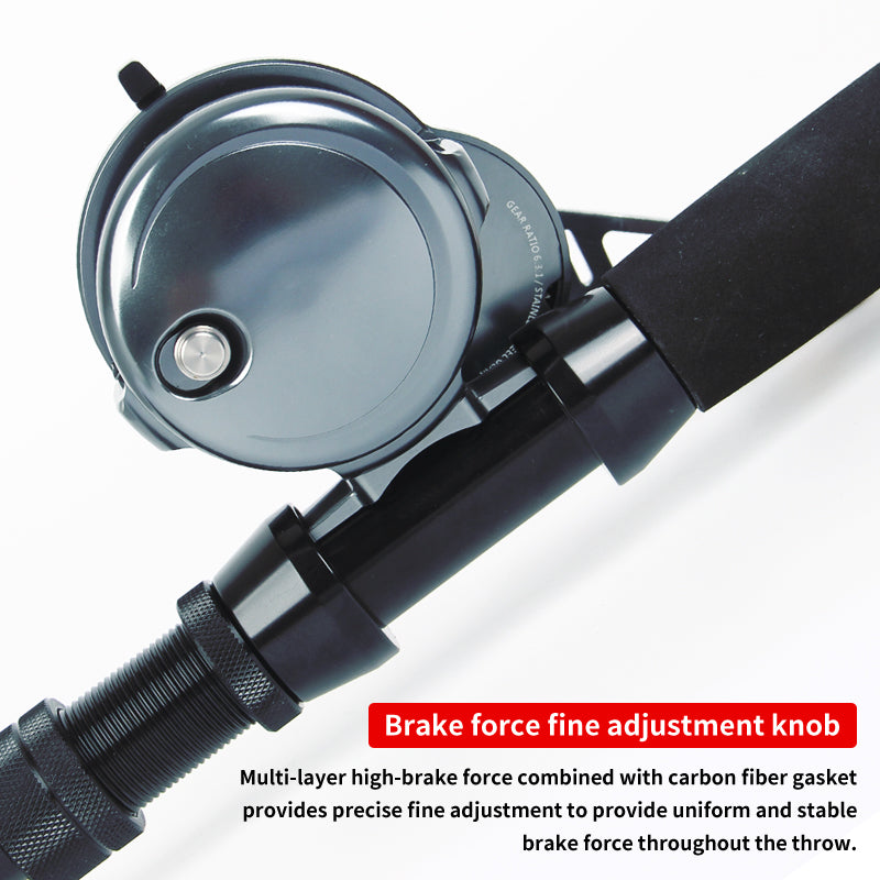 brake force fine adjustment knob rod