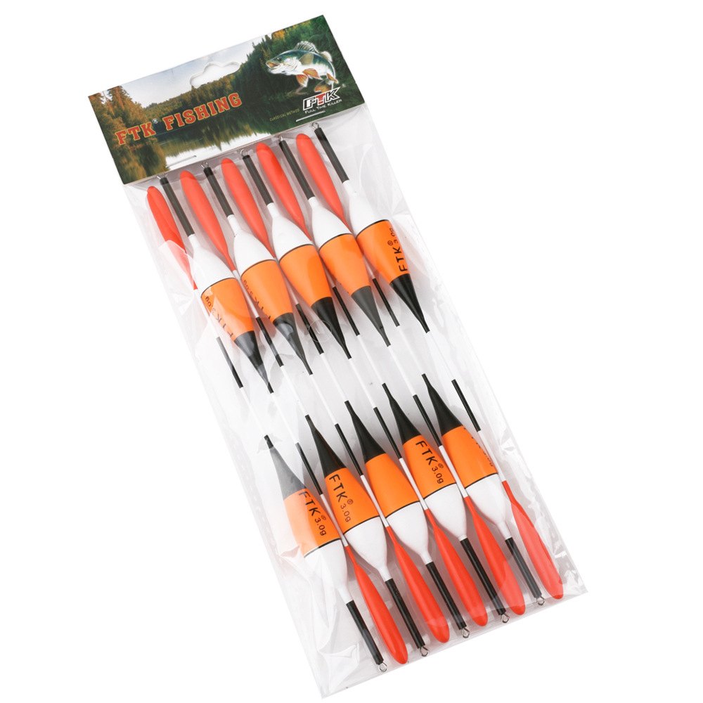 Lightweight balsa wood floats ideal for long-distance casting