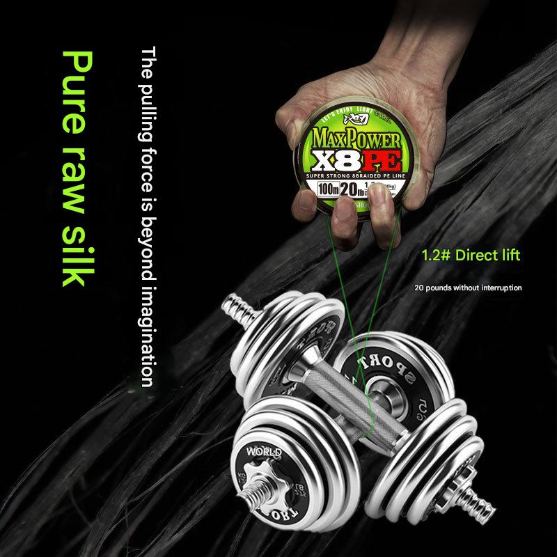 Fishing line spool showing durable plastic packaging with ergonomic design for easy handling
