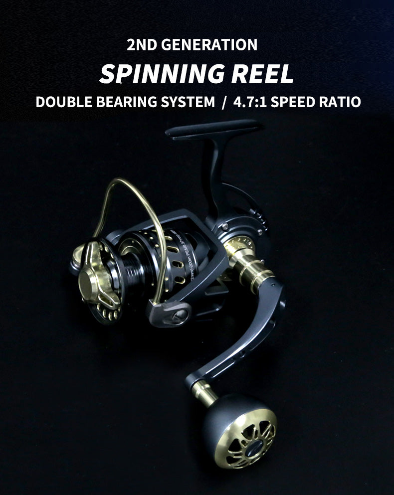 good spinning reels - double bearing system