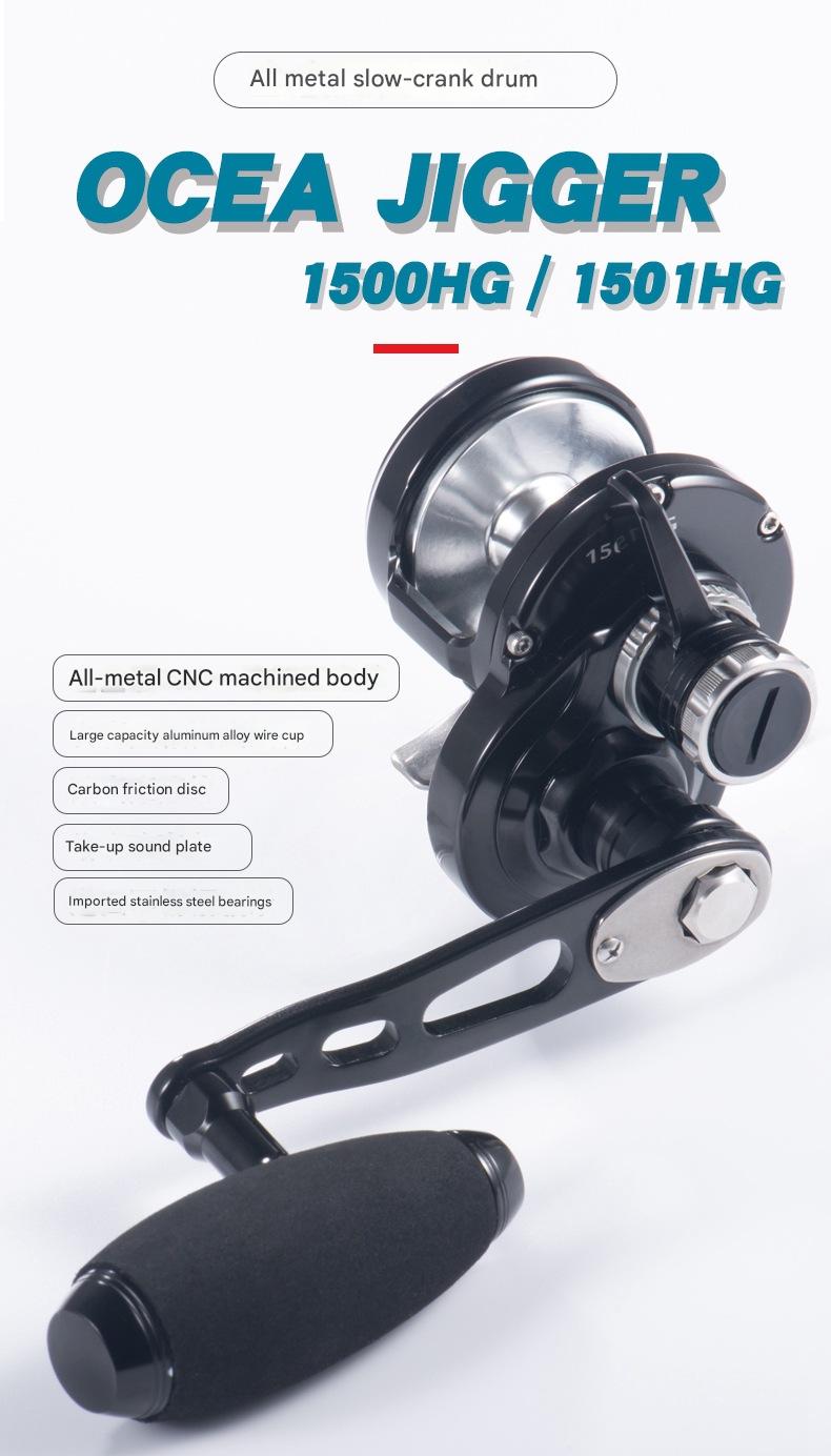 High-precision line guide mechanism on Lurekiller jigging reel