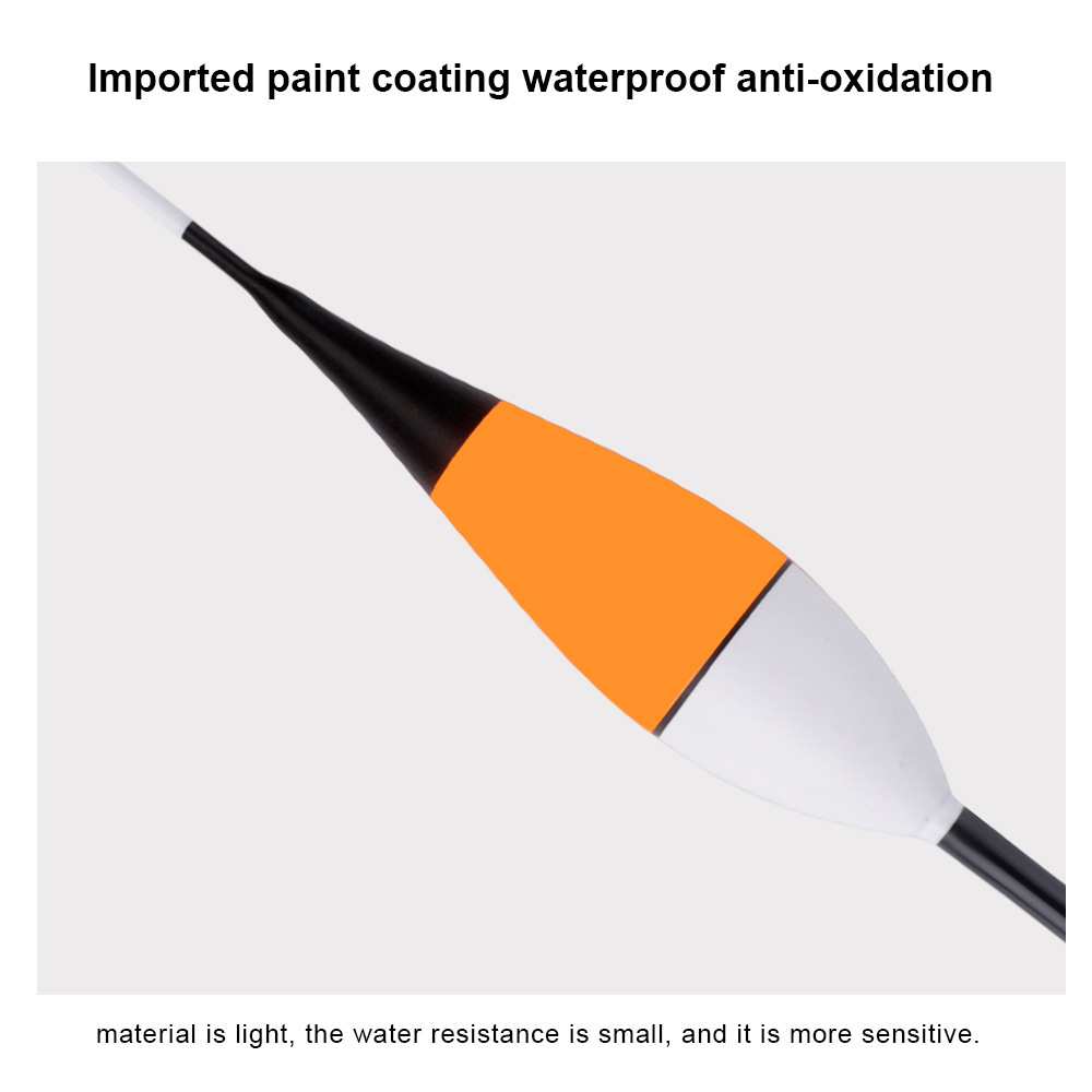 Rock fishing floats in bright, high-visibility colors for better tracking