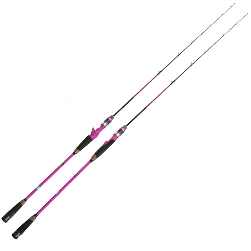 Spinning handle (straight) design of Barbie Pink slow jigging rod
