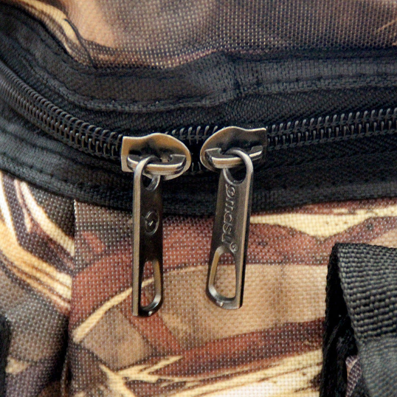 Adjustable and padded shoulder strap detail of Topline fishing sling bag