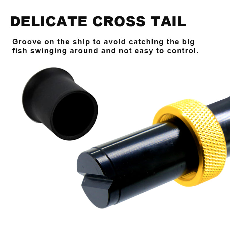 Aluminum alloy straight and bent butt combo on XMGS 6' trolling rod