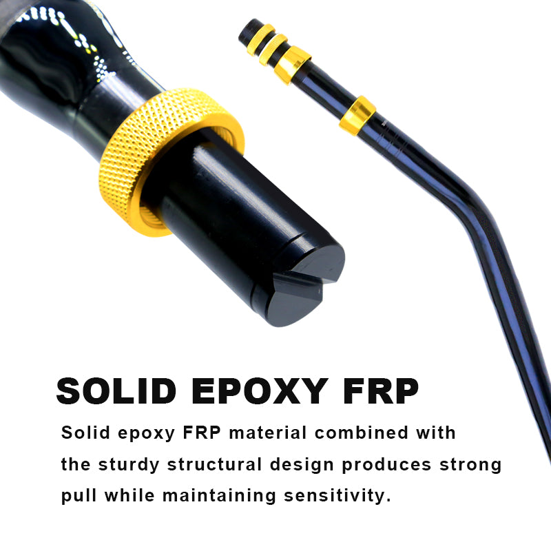 Comfortable leather and EVA grip handle of Topline XMGS saltwater rod