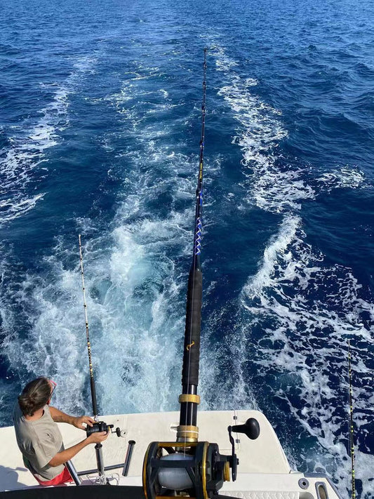 trolling rod for deep sea boat fishing