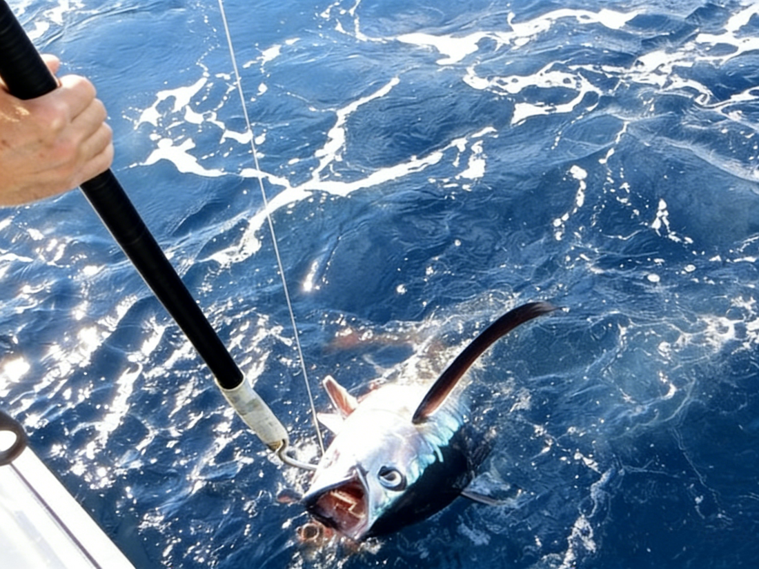 Saltwater boat fishing gaff