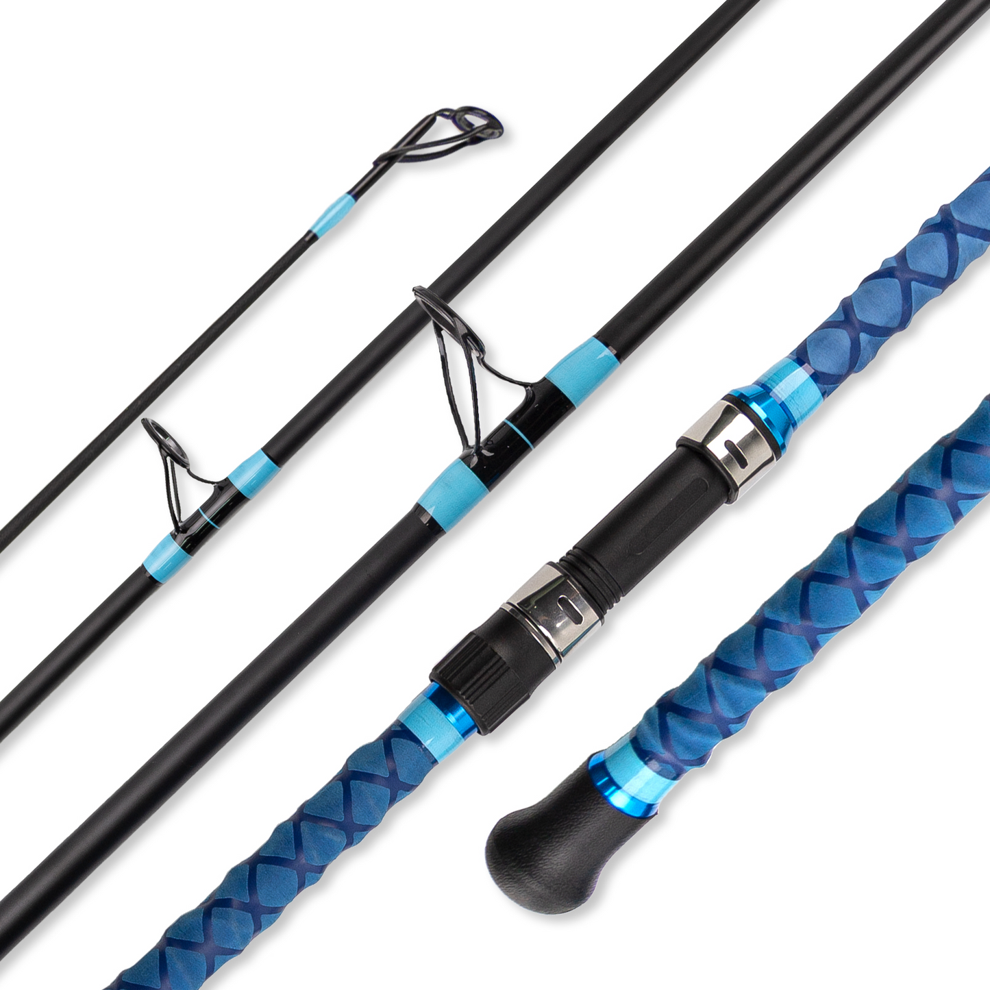 Topline Tackle 3.6m 4.5m Surf Spinning Fishing Rod Carbon Travel Pole 20-40LBS Surf Fishing Rod
