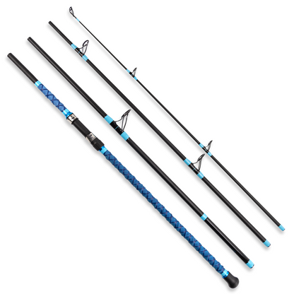 Topline Tackle 3.6m 4.5m Surf Spinning Fishing Rod Carbon Travel Pole 20-40LBS Surf Fishing Rod