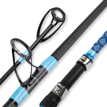 Topline Tackle 3.6m 4.5m Surf Spinning Fishing Rod Carbon Travel Pole 20-40LBS Surf Fishing Rod