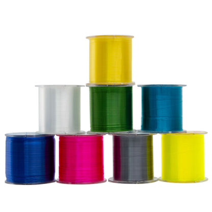 500M Nylon Fishing Line (orange red white yellow)