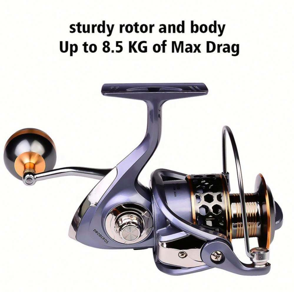 topline tackle spinning reel - 5.1:1/5.2:1 Gear Ratio | 3BB Ball Bearings | 11KG/13KG/15KG/17KG/19KG/21KG Effective Drag