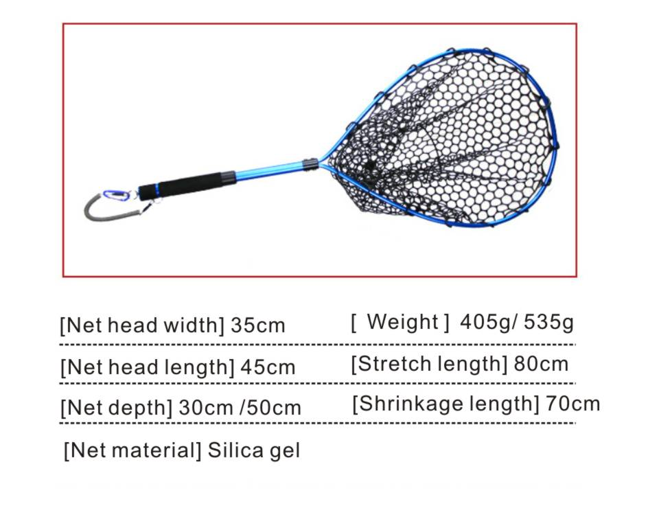 Topline Foldable Telescopic Fishing Landing Net