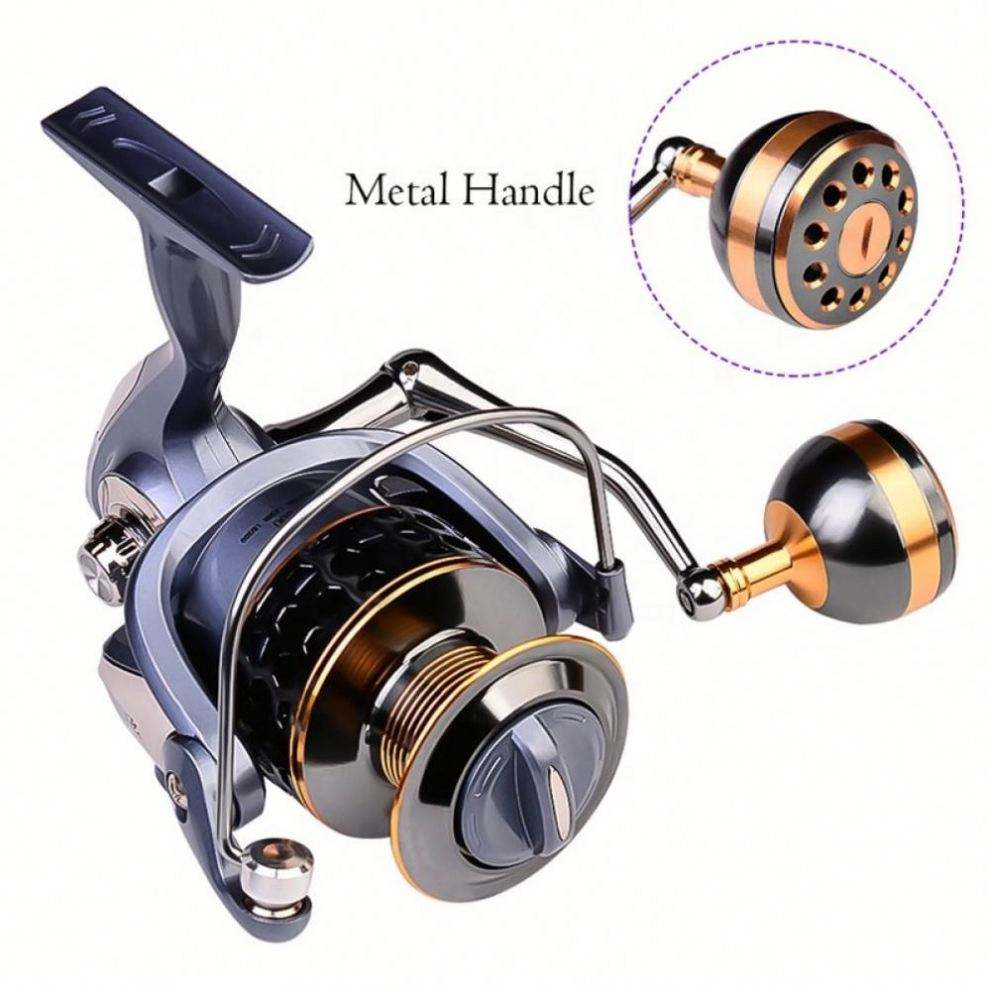 topline tackle spinning reel - 5.1:1/5.2:1 Gear Ratio | 3BB Ball Bearings | 11KG/13KG/15KG/17KG/19KG/21KG Effective Drag