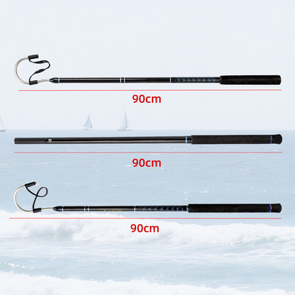 Topline Tackle Trolling Fishing Gaff - 2 Sections Big Game Tuna Fishing Hook|90cm/180cm Trolling Gaff