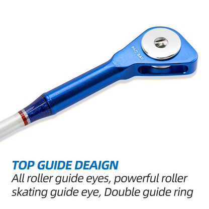 Topline Tackle 5'6" Big Game Trolling Rod-Heavy Duty Saltwater Boat Rod 4+1 Guide Fishing Pole For Deep Sea Fishing