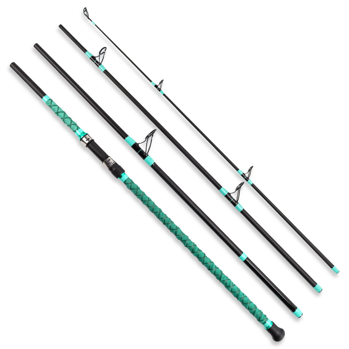 Topline Tackle 3.6m 4.5m Surf Spinning Fishing Rod Carbon Travel Pole 20-40LBS Surf Fishing Rod