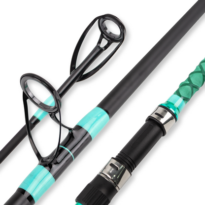 Topline Tackle 3.6m 4.5m Surf Spinning Fishing Rod Carbon Travel Pole 20-40LBS Surf Fishing Rod