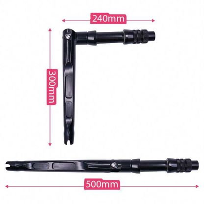 Topline Tackle Big Game Fishing Trolling Rod Butt - Adjustable 50cm Boat Rod Butt