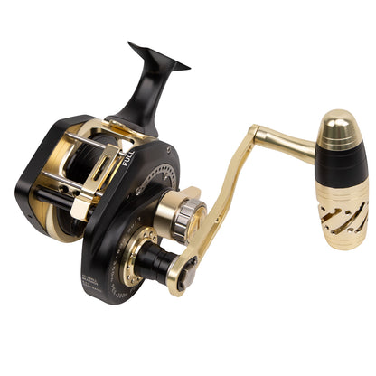Topline Tackle JM2000 Jigging Reel – 13+2 Bearings, 6.3:1 Gear Ratio, Left/Right Handle,584G | Saltwater Fishing