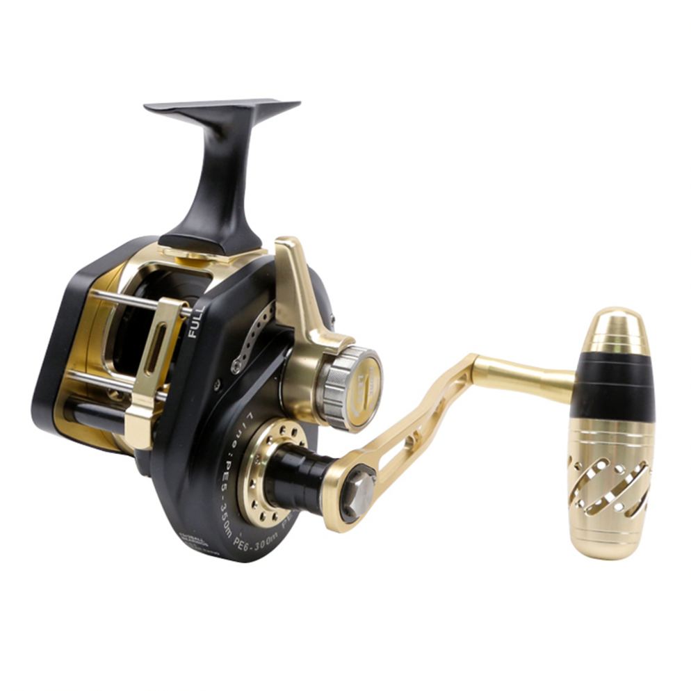Topline Tackle JM2000 Jigging Reel – 13+2 Bearings, 6.3:1 Gear Ratio, Left/Right Handle,584G | Saltwater Fishing