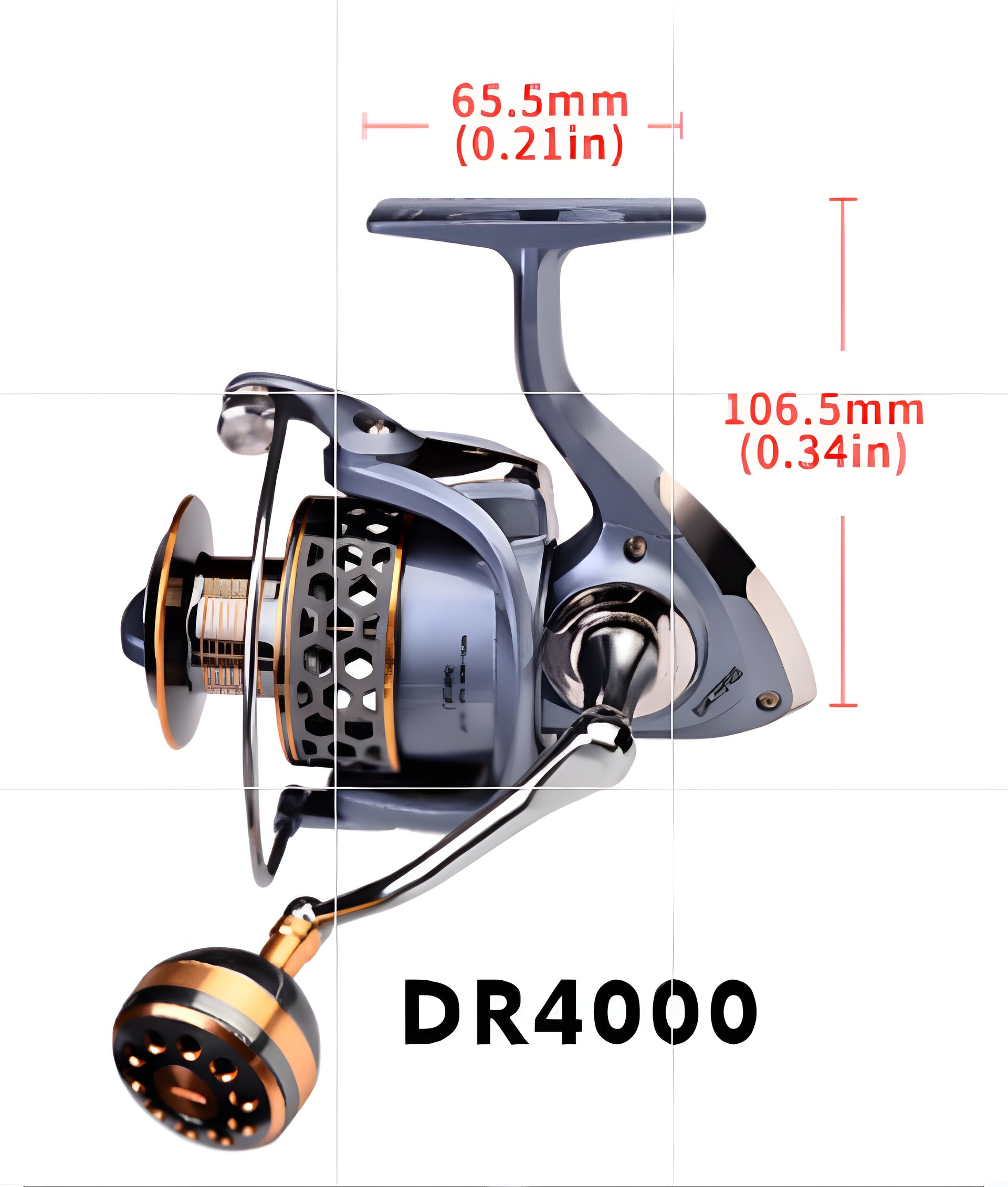2000 yard fishing reel Topline 2000–7000 Size Saltwater Spinning Reel 5.1:1/5.2:1