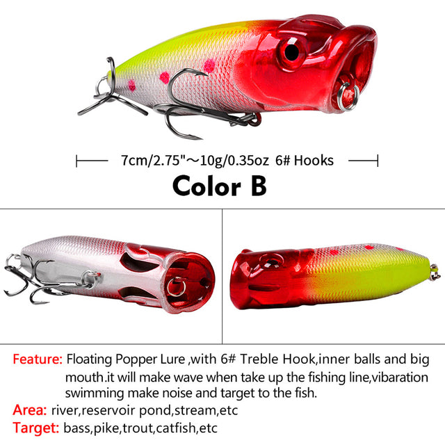 Topline Tackle Floating Popper