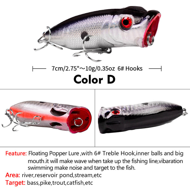 Topline Tackle Floating Popper