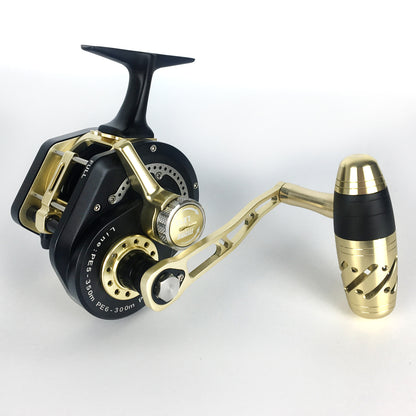 Topline JM Jigging Reel – 13+2 Bearings, 6.3:1 Gear Ratio, Left/Right Handle | Saltwater Heavy-Duty