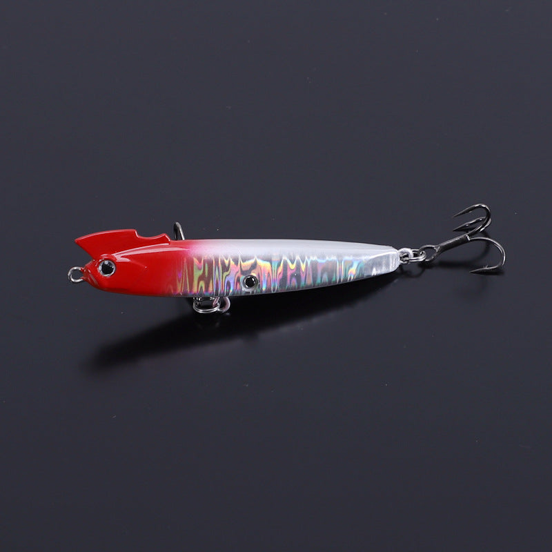 Red Head Silver Body Fishing Lure