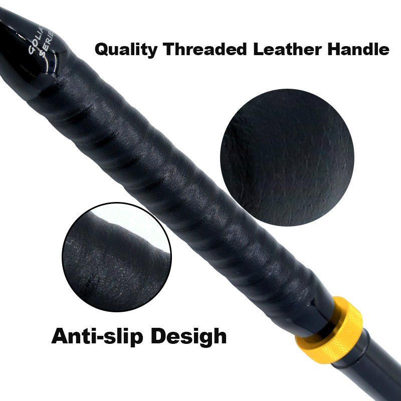 Topline Tackle Heavy Duty Bent Butt Trolling Rod with Roller Guides