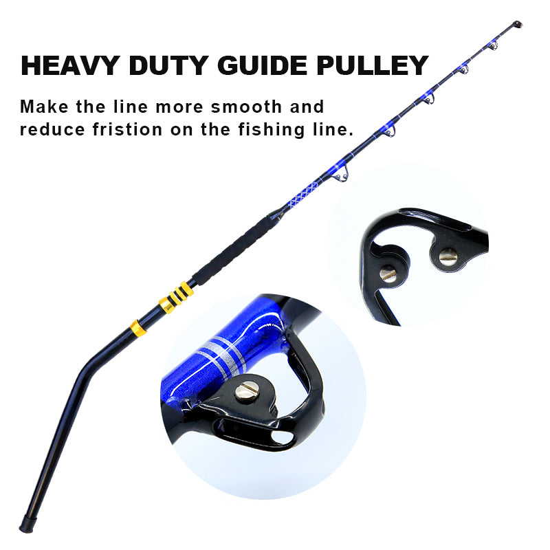 Topline Tackle Saltwater Offshore Heavy Trolling Fishing Rod