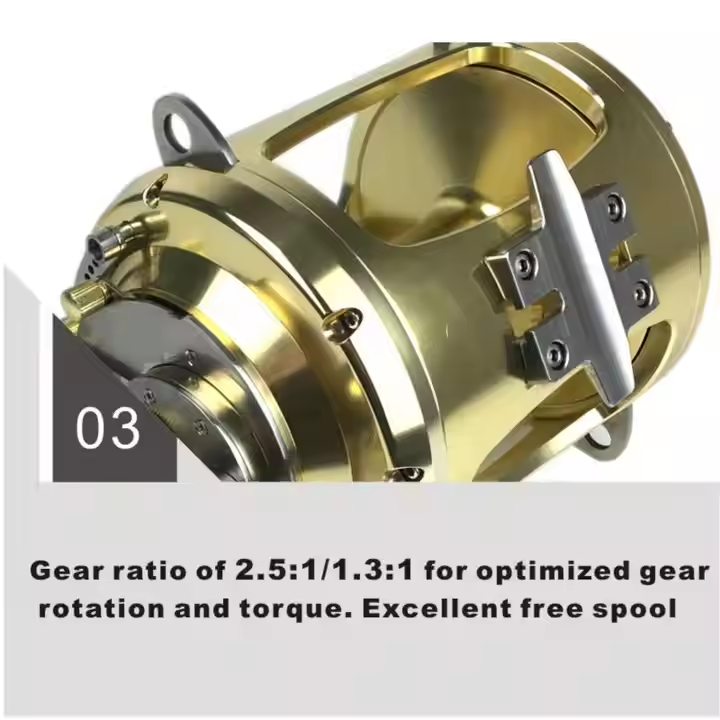 Topline MT80 80W Trolling Reel 4.7:1 Two-Speed Heavy Duty Saltwater Topline Fishing Tackle Topline MT80 80W Trolling Reel 4.7:1 Two-Speed Heavy Duty Saltwater Topline Fishing Tackle