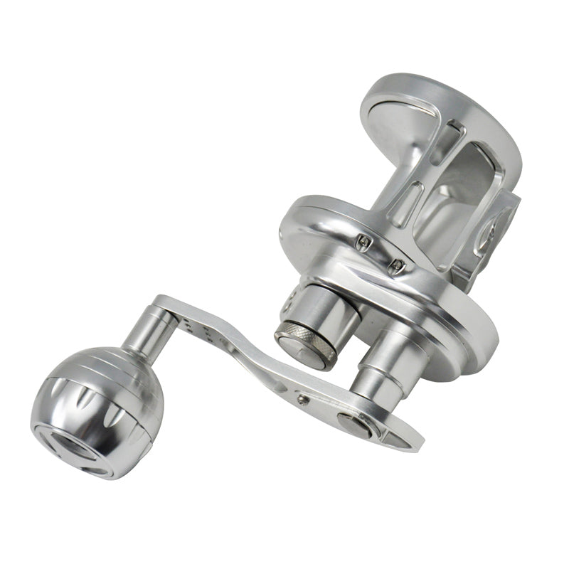 Aluminum jigging reel for offshore boat fishing