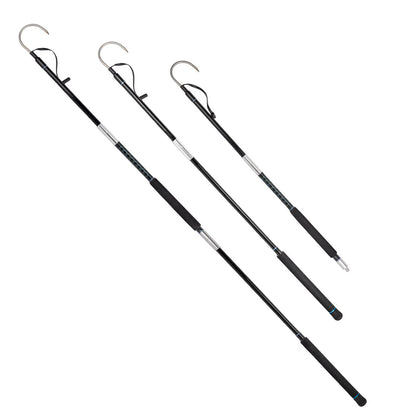 Topline Tackle Trolling Fishing Gaff Hook| Fiberglass Pole Stainless Steel Hook 180cm 3 Setions Big Game Fishing Gaff