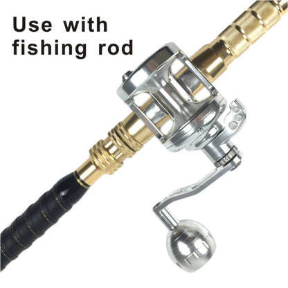 Side view of high-performance boat jigging reel