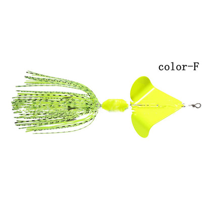  Display of retail-ready Topline Tackle bass lure packaging 