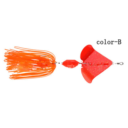  Multiple color options for Topline chatterbait-style bass lures

 