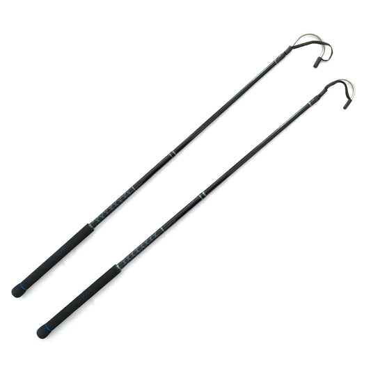 Topline fishing gaff used in offshore saltwater fishing environment