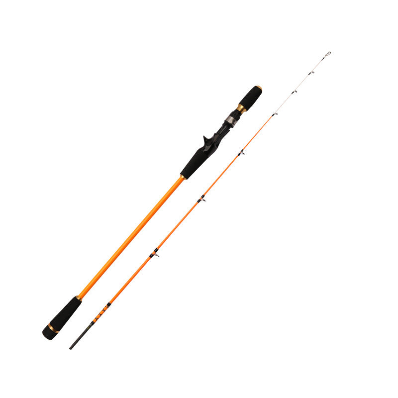  Orange Topline jigging rod with ergonomic trigger grip for saltwater bottom fishing 