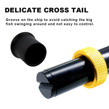 Aluminum alloy straight and bent butt combo on XMGS 6' trolling rod

