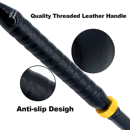 Topline XMGS trolling rod in action on a saltwater fishing boat